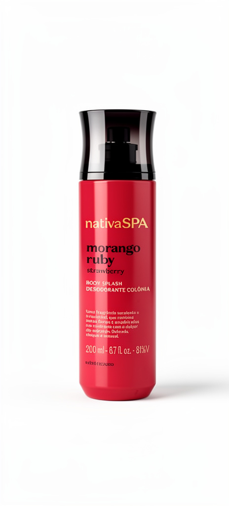 Nativa spa body splash Morango ruby, 200ml