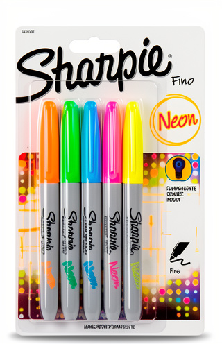 MARCADOR PERMANENTE FINE POINT EDICIÓN X 5 SHARPIE