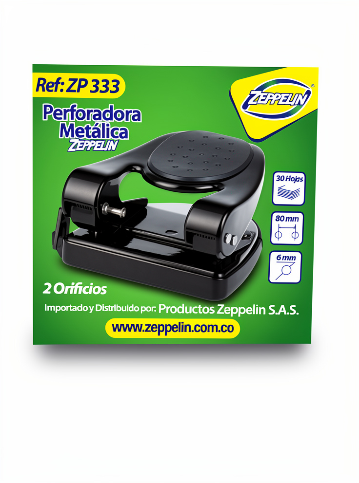 PERFORADORA METALICA 2 HUECOS ZP 333