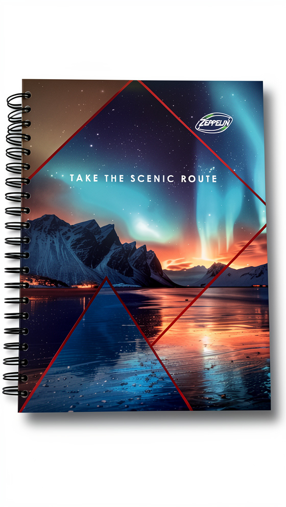 CUADERNOS ARGOLLADOS GRANDES PASTA DURA ZEPPELIN