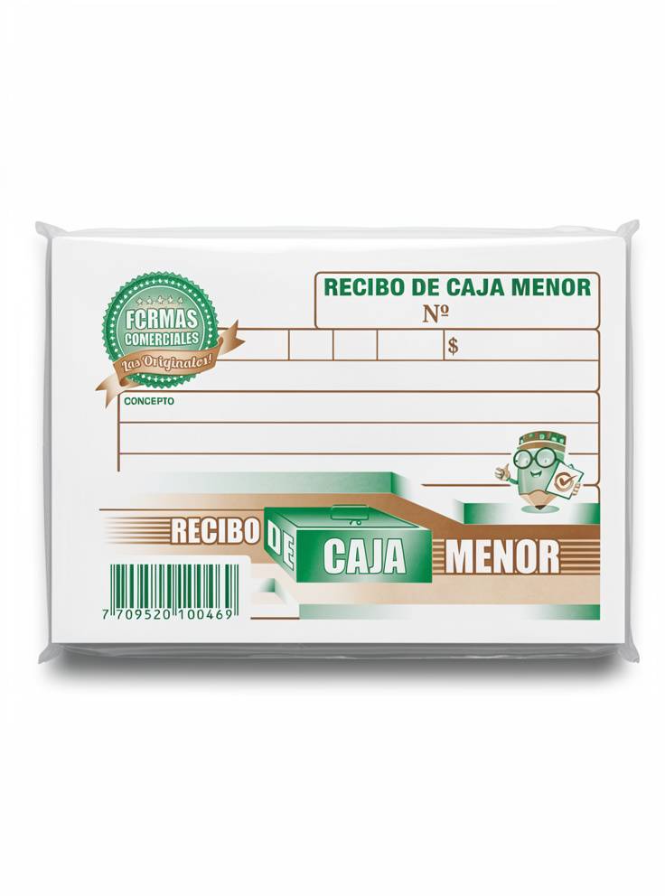 RECIBO DE CAJA MENOR 80 Hojas