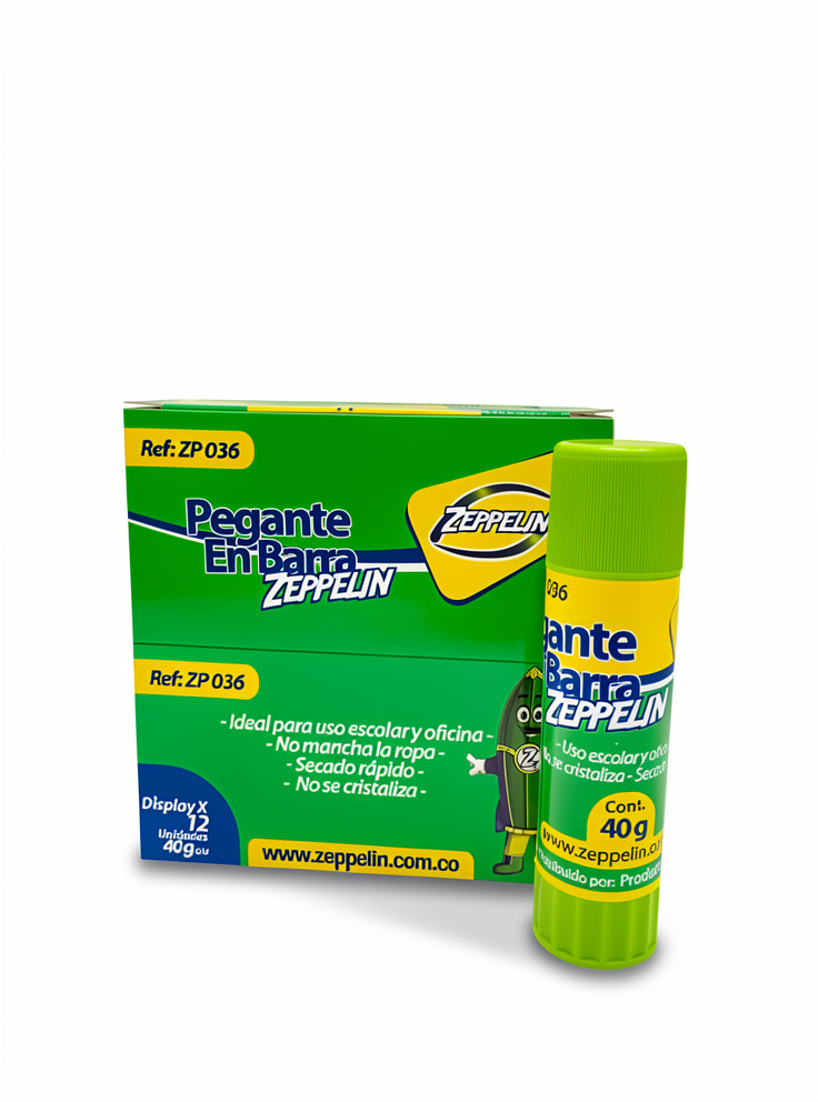 PEGANTE EN BARRA ZEPPELIN 40 GR X 12