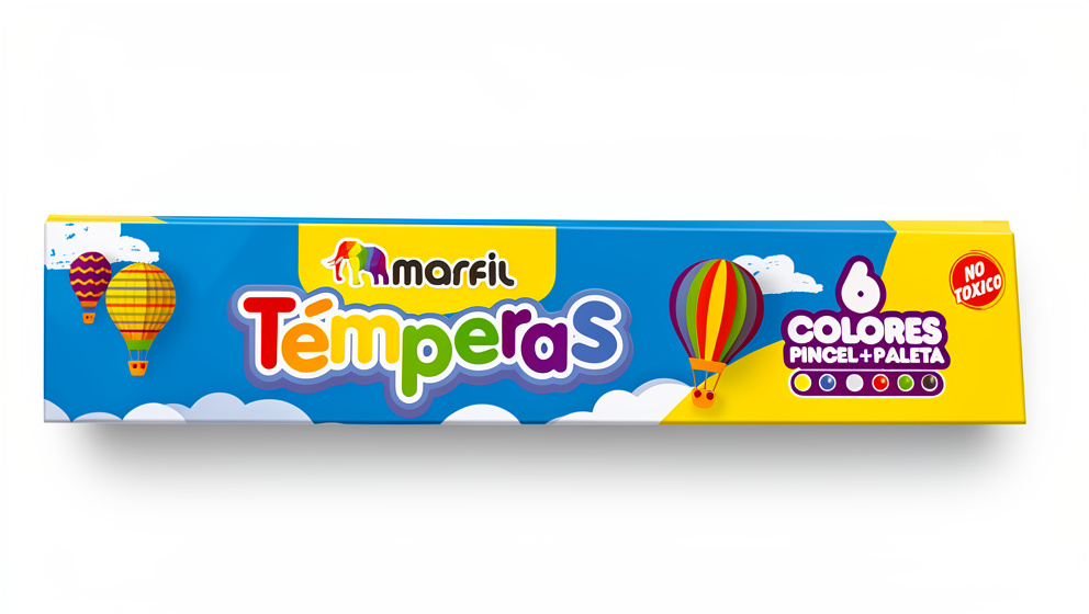 TEMPERAS X 6 MARFIL