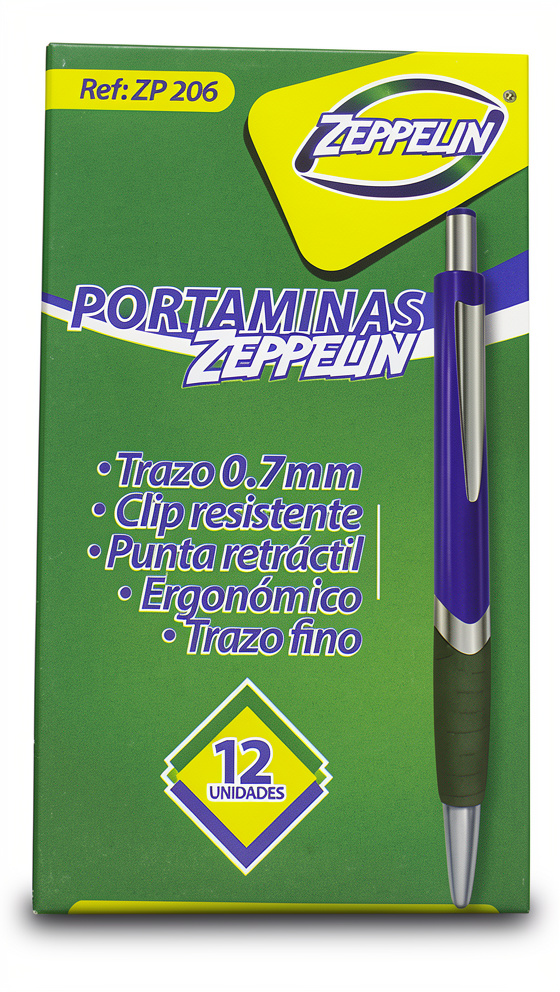 CAJA PORTAMINAS ZEPPELIN 0.7 X 12 U