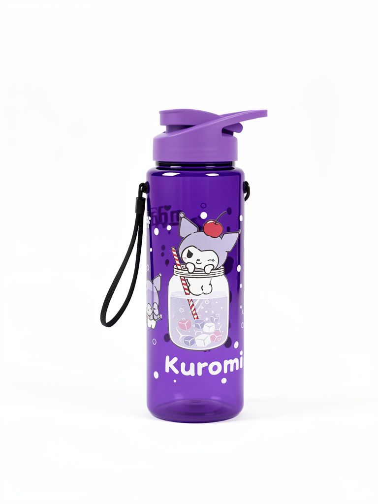 Kuromi garrafa roxa