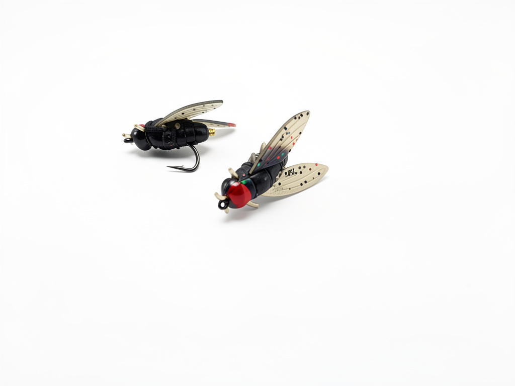 SEÑUELO TIPO MOSCA TRADICIONAL CON ANZUELO