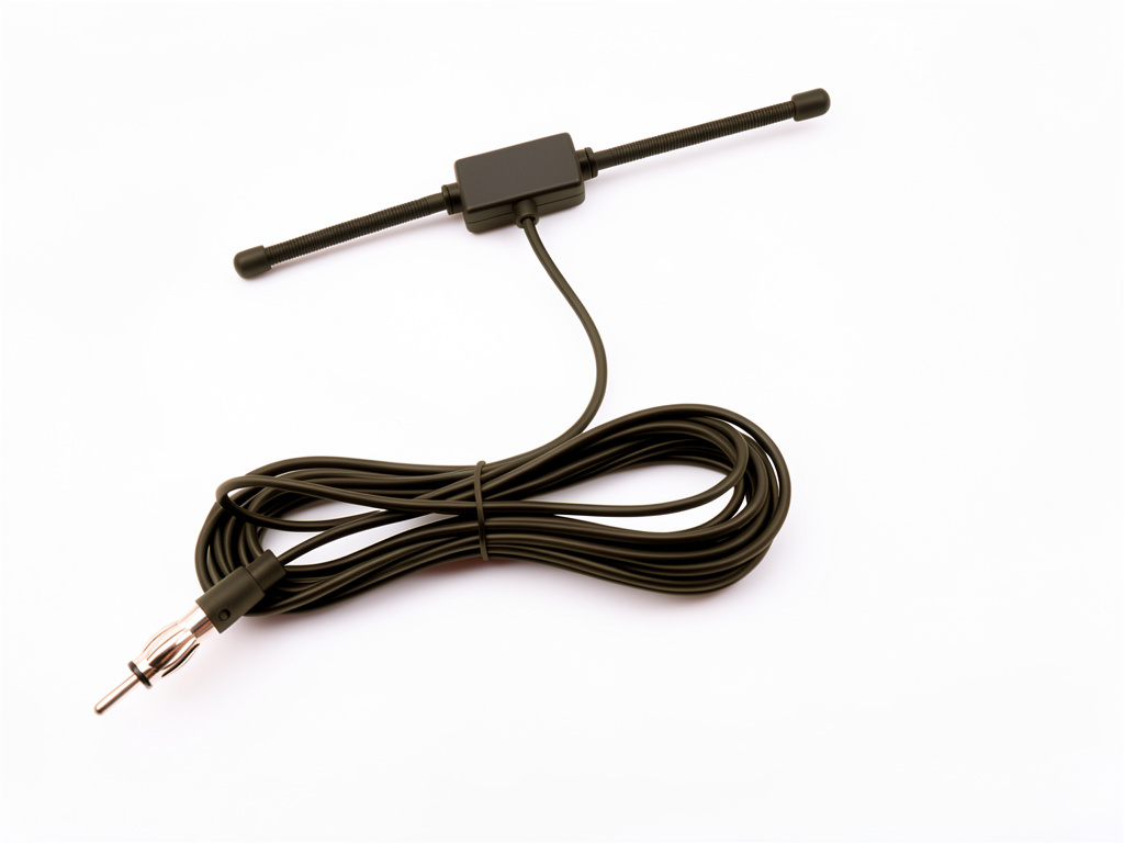 ANTENA UNIVERSAL AMPIFICADORA DE RADIO FM Y AM ( para parabrisas de coche, amplificador de señal de Radio AM FM, amplificador de Radio oculto, Antena activa para camión, estéreo de 12V, B0H2 )