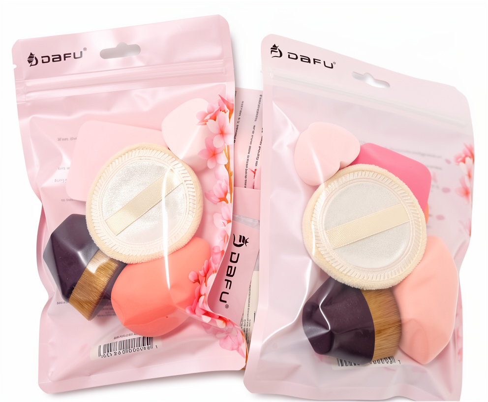 KIT ESPONJA DE MAQUIAGEM PINCEL  6 PÇS DF101 - EP76