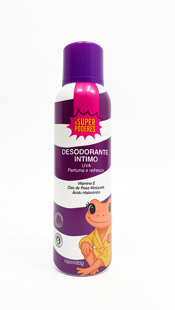 DESODORANTE PARA VIRILHA UVA 150ML SUPER PODERES