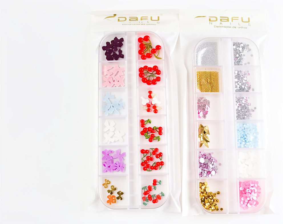 LANTEJOUJAS PARA UNHAS DAFU PEDRARIA COLORIDA