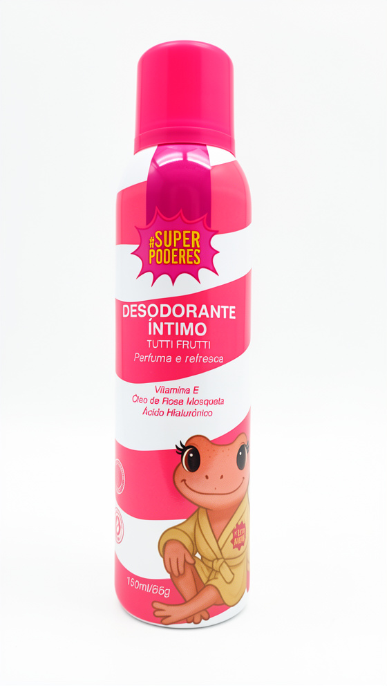 DESODORANTE PARA VIRILHA TUTTI FRUTTI 150ML SUPER