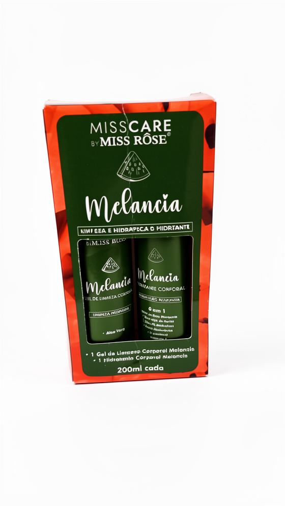 KIT GEL DE LIMPEZA E HIDRATANTE MELANCIA MISS