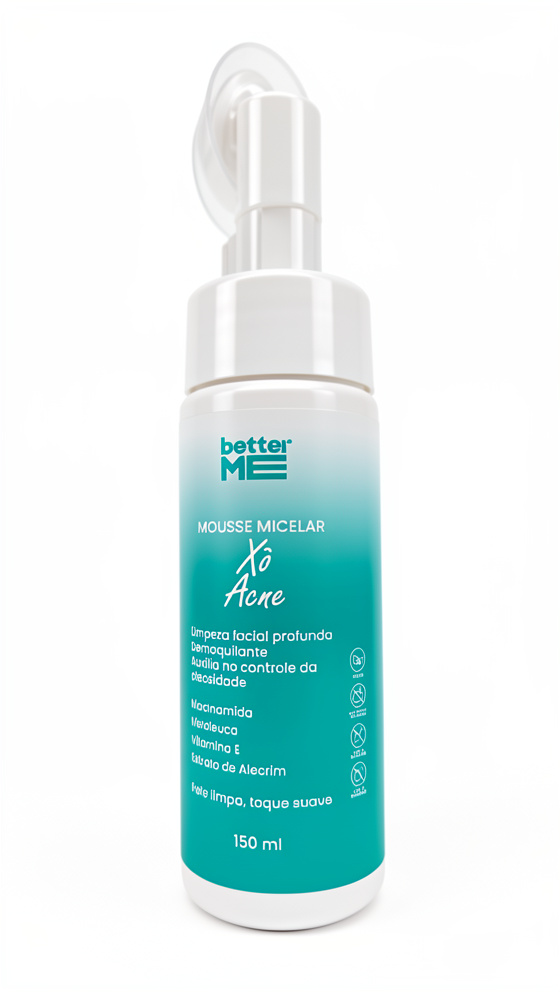 MOUSSE MICELAR XÔ ACNE 150ML BETTERME