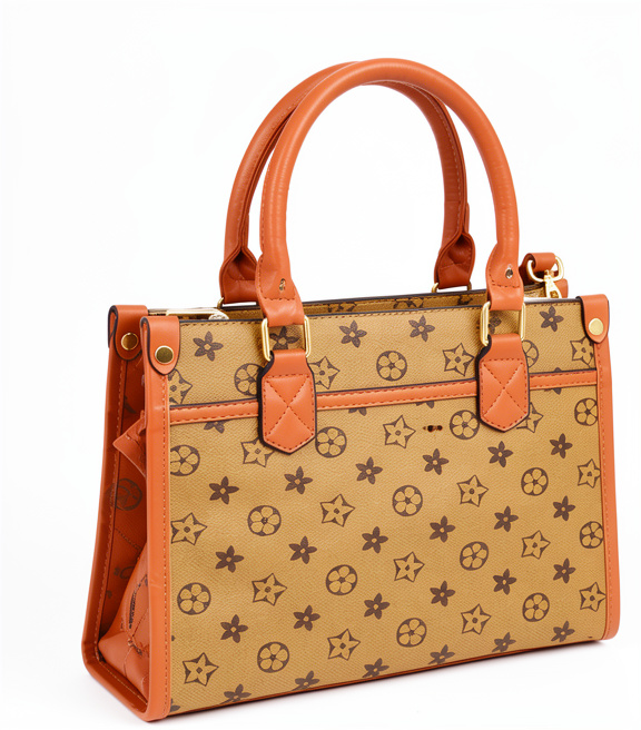 Bolsa media estruturada Caramelo