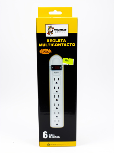 Regleta Vikingo 6 Tomas
