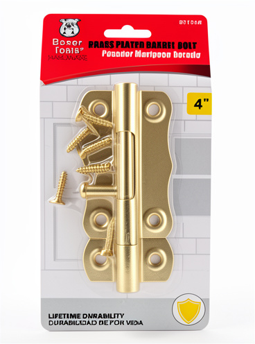 Pasador Boxer 4" Dorado