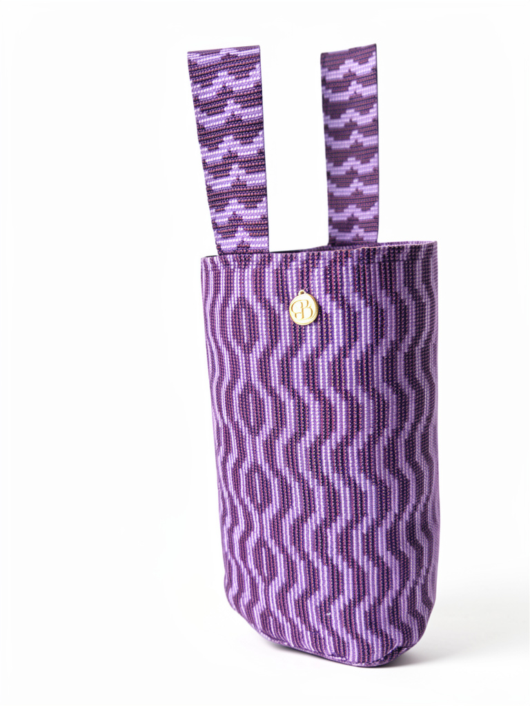 Mochila lila olas