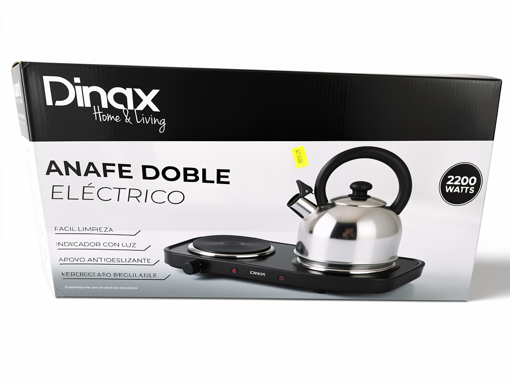 Anafe doble eléctrico dinax