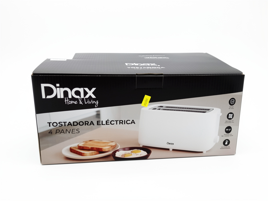 Tostadora eléctrica dinax 4 panes