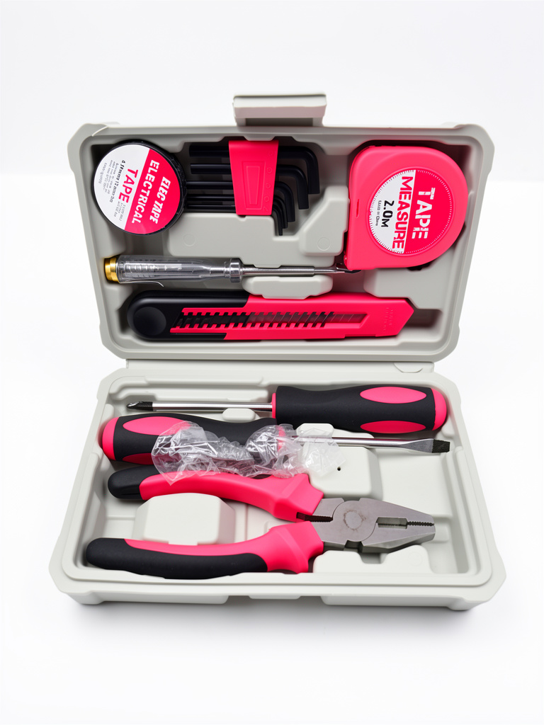 Set de herramienta rosa modelo 020