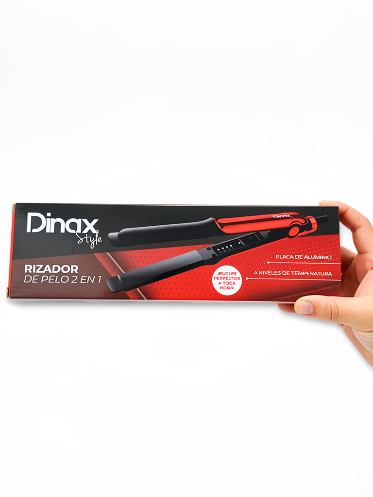 Planchita rizador 2en 1 Dinax mdl-dnw6001