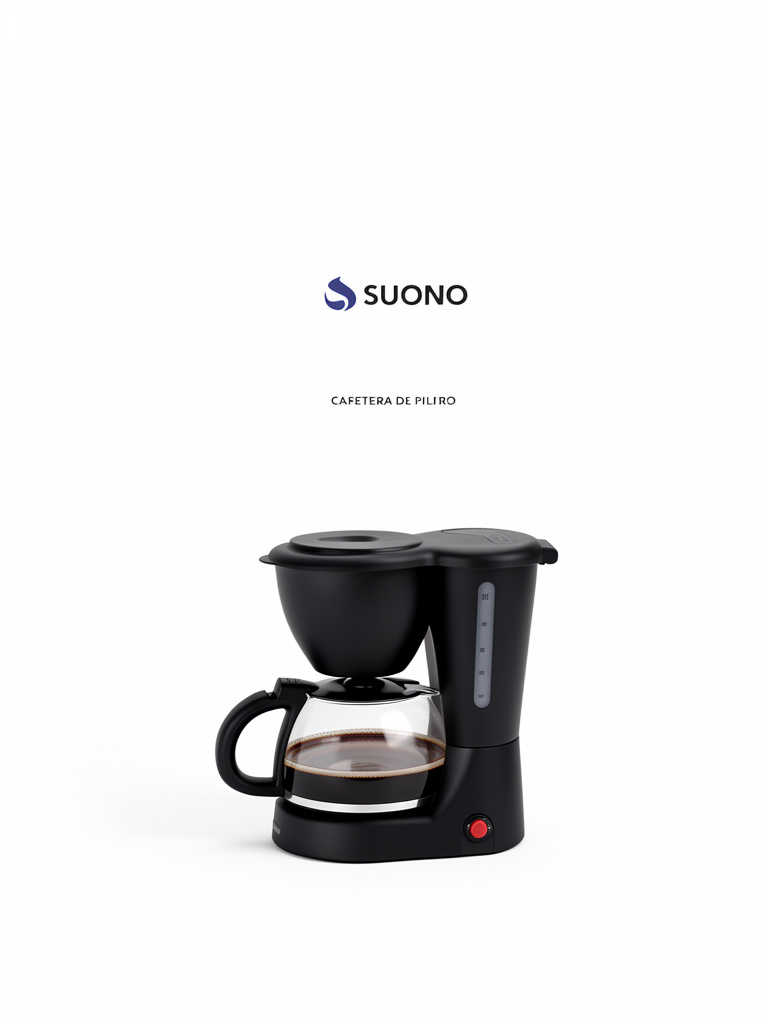 Cafetera Suono grande 12 tazas