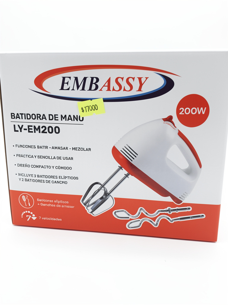 Batidora de mano embassy la-em200