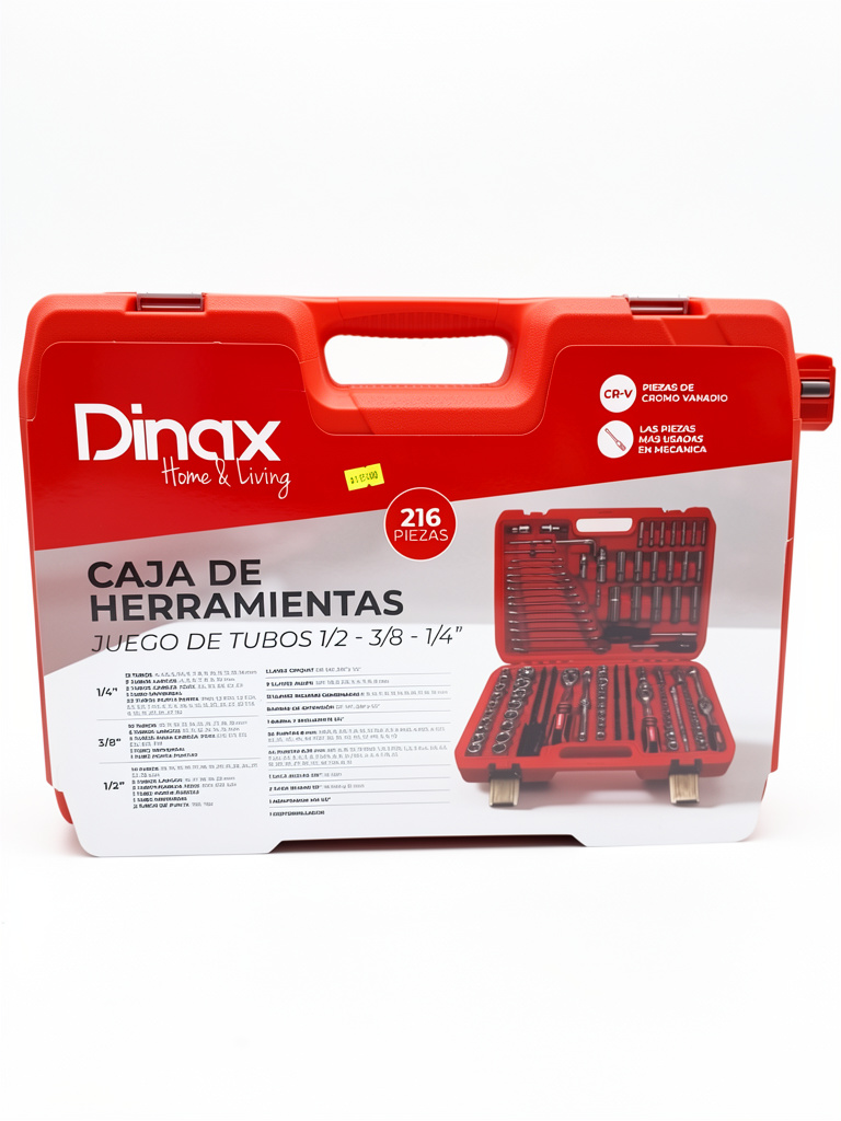 Caja de herramienta Dinax 216 piezas