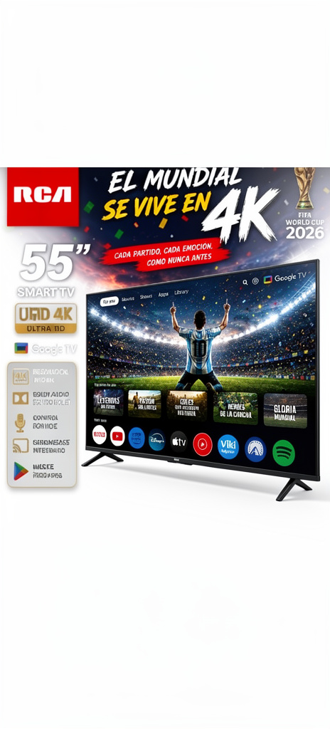TV 55” rca