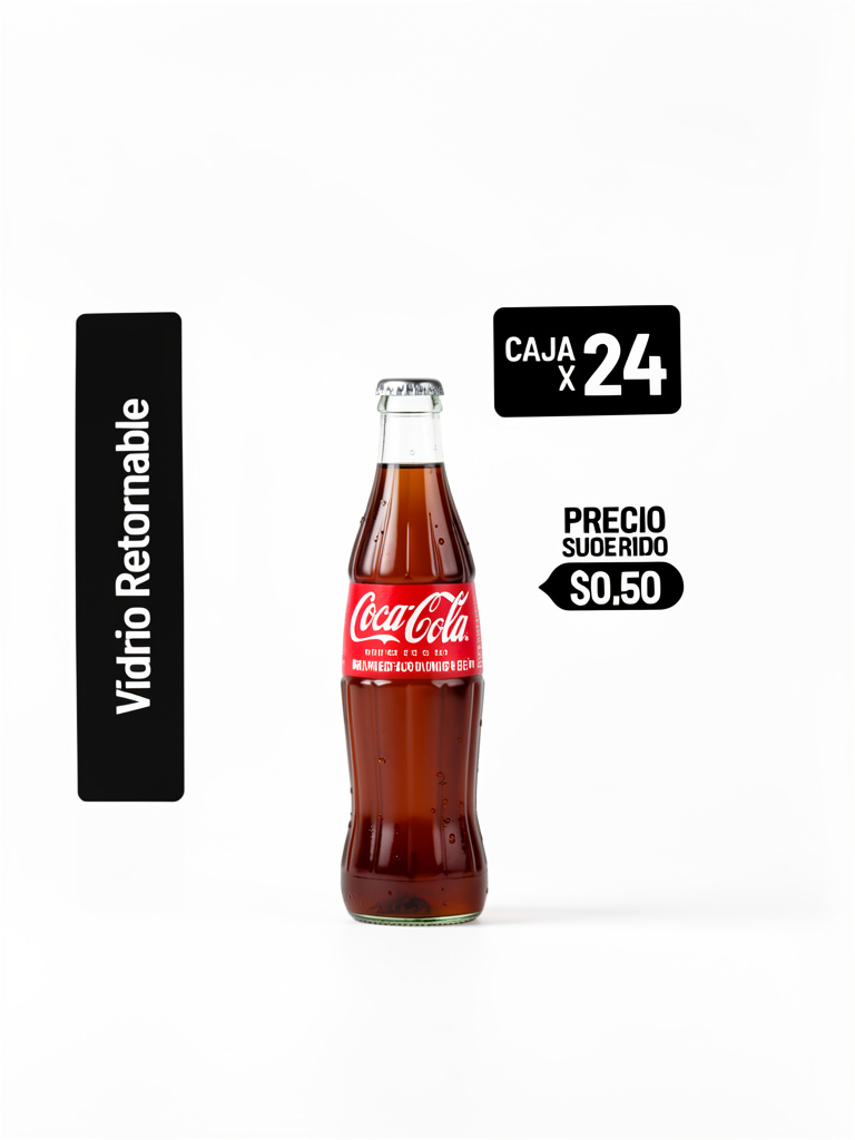 Media coca vidri