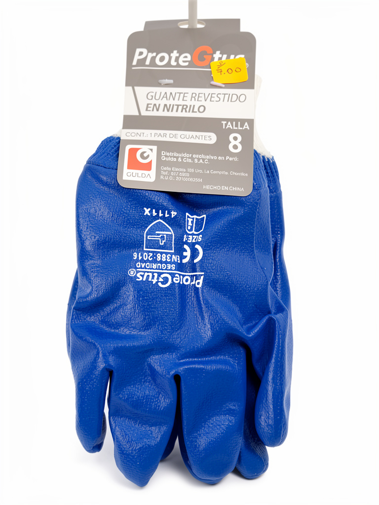 ProteGus guante nitrilo azul reversible