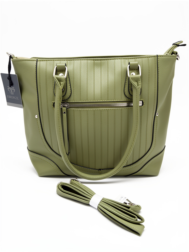 Cartera en verde oliva