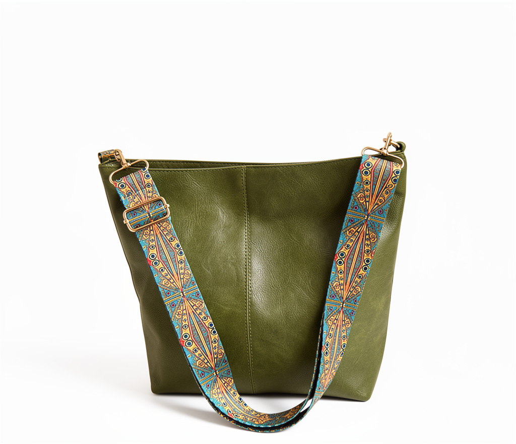 Cartera verde oliva