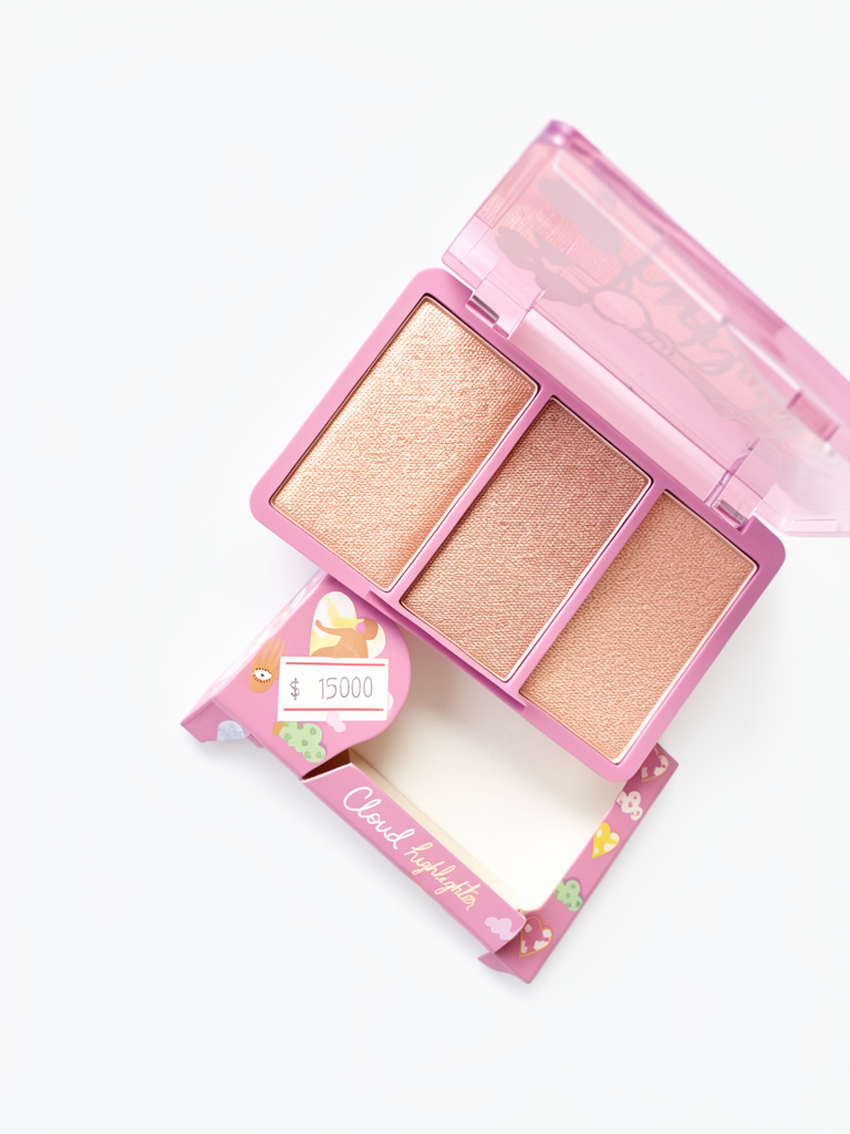 Iluminador trio rosa Trendy