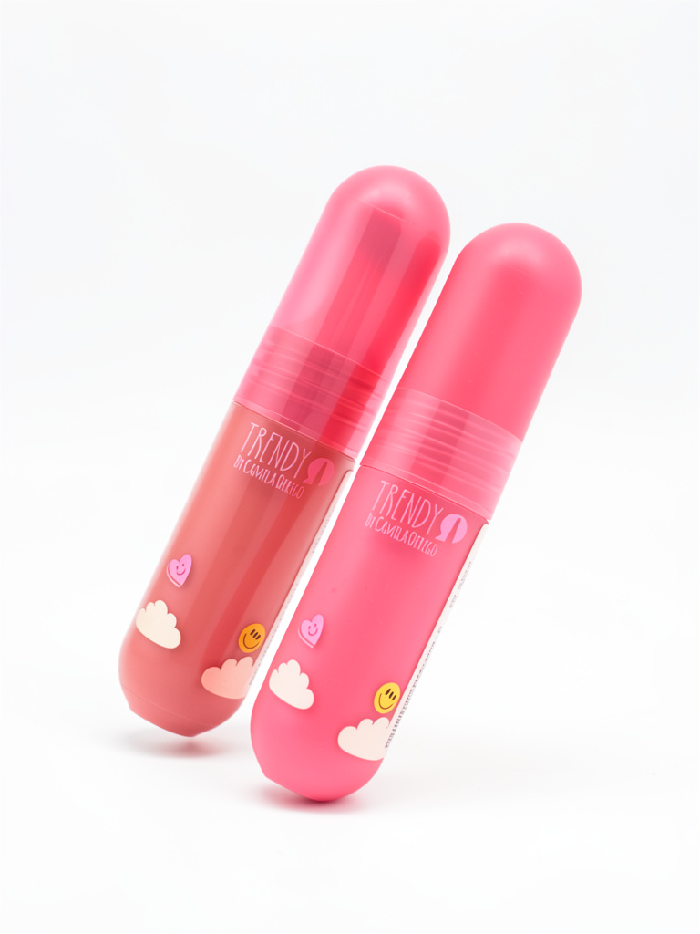 Trendy brillo labial rosa