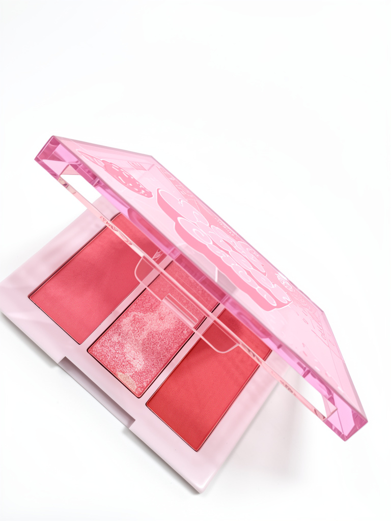 Paleta de rubor rosa Trendy