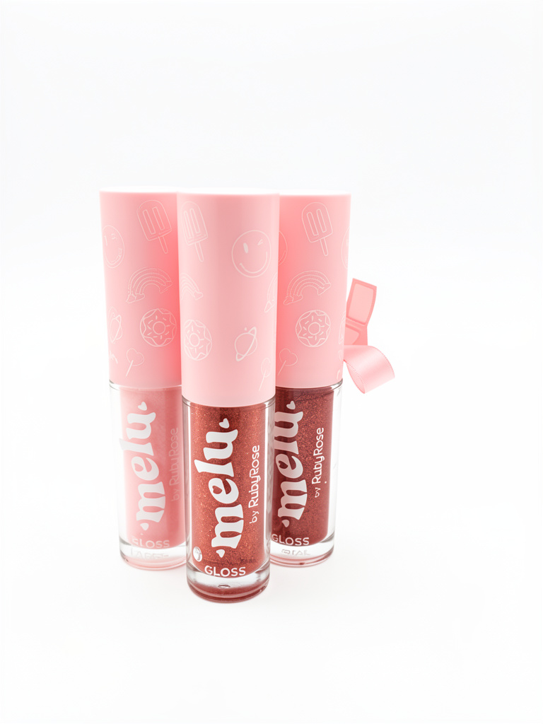 Melu gloss labial rosa