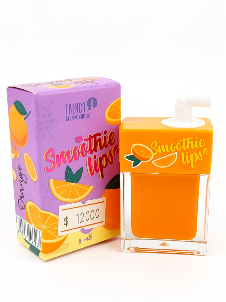 Brillo labial Smoothie Lips naranja