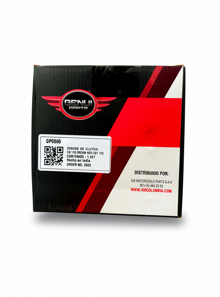 DISCOS CLUTCH.CB 110-DREAM NEO-CB1 PRO 125/GENUI_SETX4