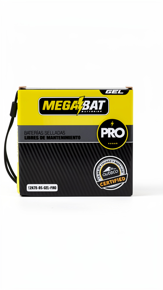 MEGABAT-PRO  7AH GN125 +izq