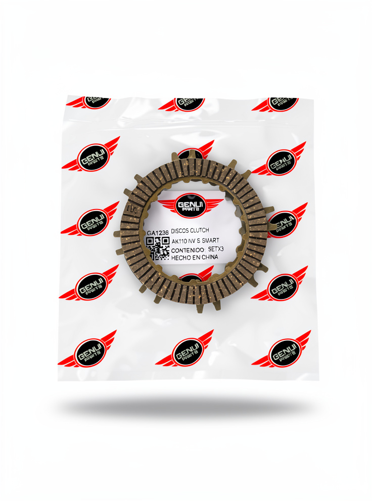 DISCOS CLUTCH.AK 110 NV-S-ATV 110-C 90-C 70-C 100 WAVE-II-VICTORY ONE 110 MP/GENUI_SETX3