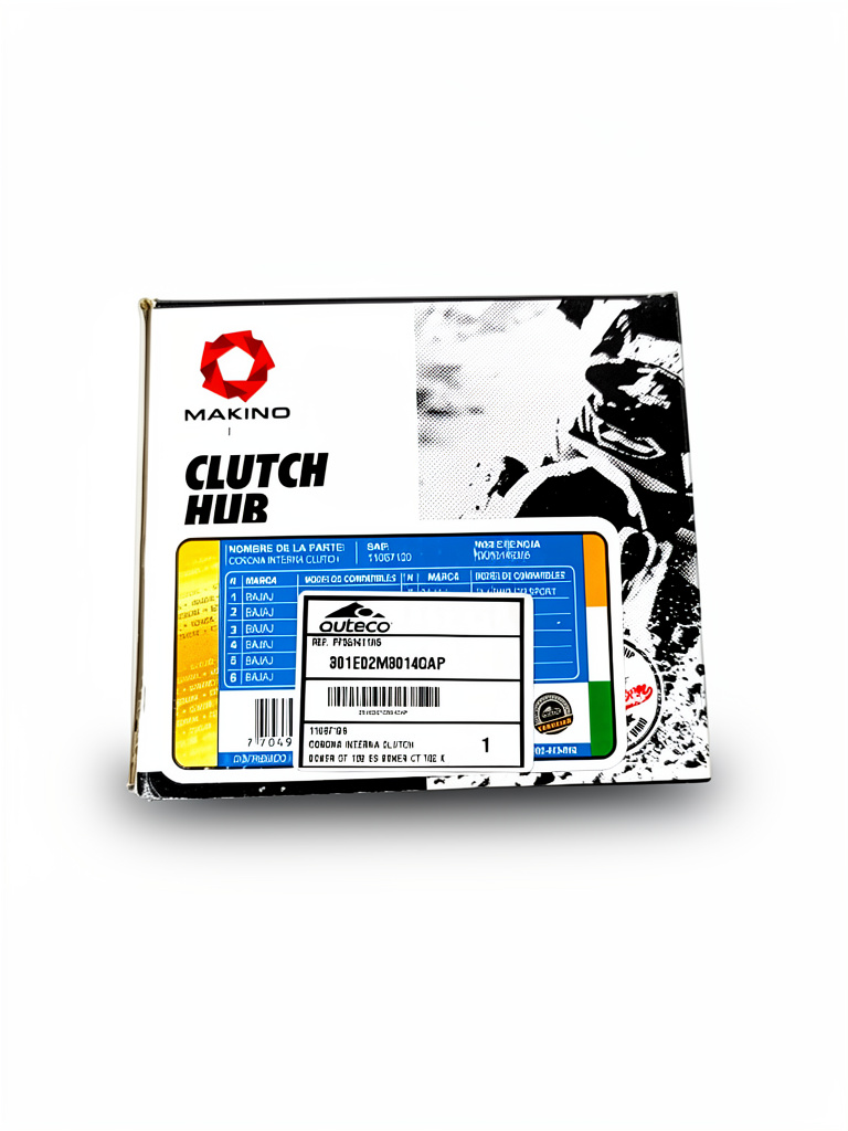 MANZANA CLUTCH BOXER CT100-PLATINO100
