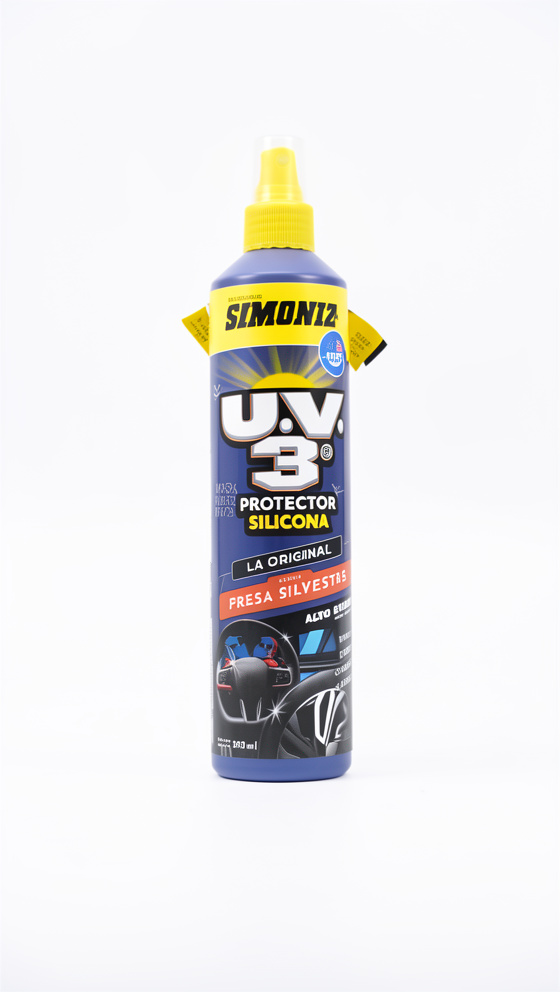 SILICONA UV3 PROTECTOR PARTES PLASTICAS 300ml  FRESA