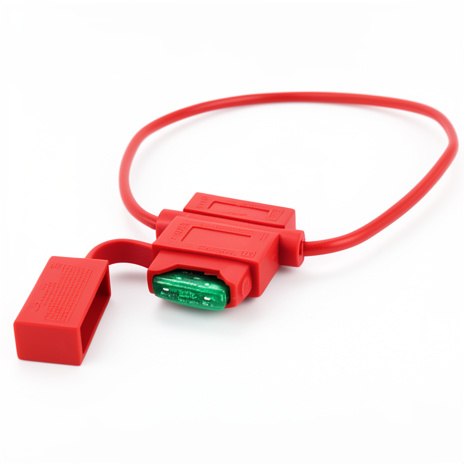 PORTA FUSIBLE ROJO CON FUSIBLE