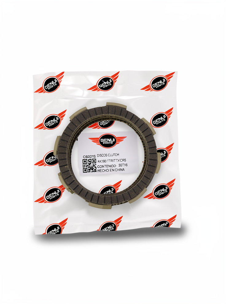 DISCOS CLUTCH.AK 180 TTR-180 TTX-CR5-NKD-NKDR-EVO-R3-3W-110S-SM-XM200-APACHE RTR 180-200/GENUI_SETX6