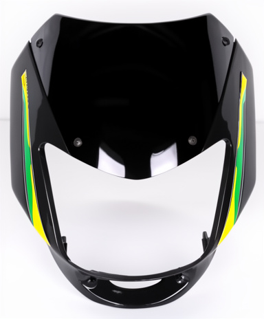 CARENAJE NEGRO + VISOR + CALCA VERDE.BOXER CT 100-KS-ES/OEM)
