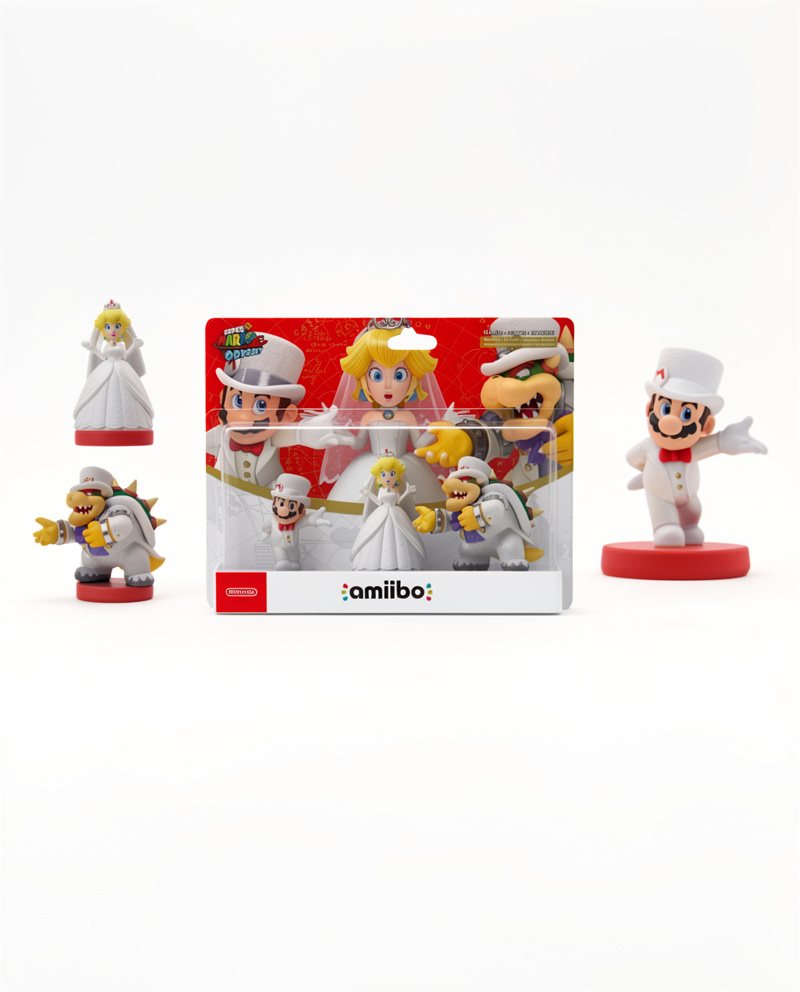 AMIIBO ( PACK DE 3 ) MARIO , PEACH , BOWSER NINTENDO SWITCH
