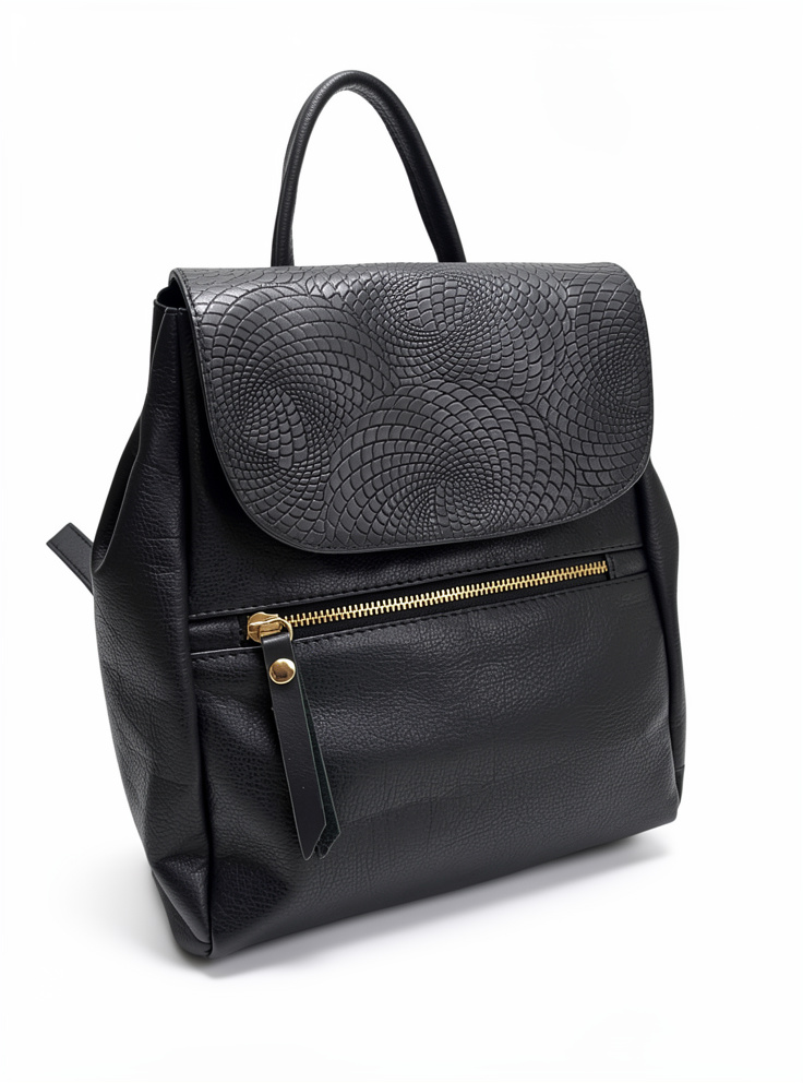Mochila de cuero de vaca