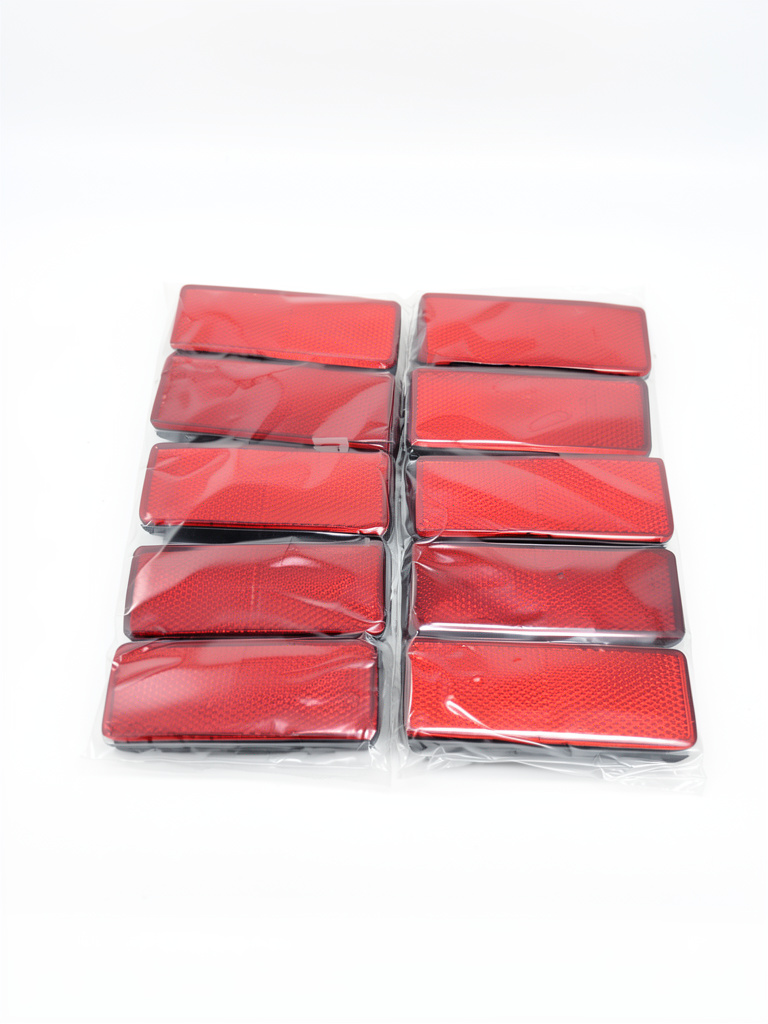MICA REFLECTIVA ROJO C/TORNILLO