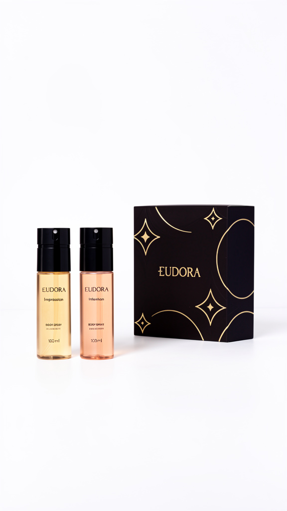 Kit Eudora Body Spray masculino (2 itens)